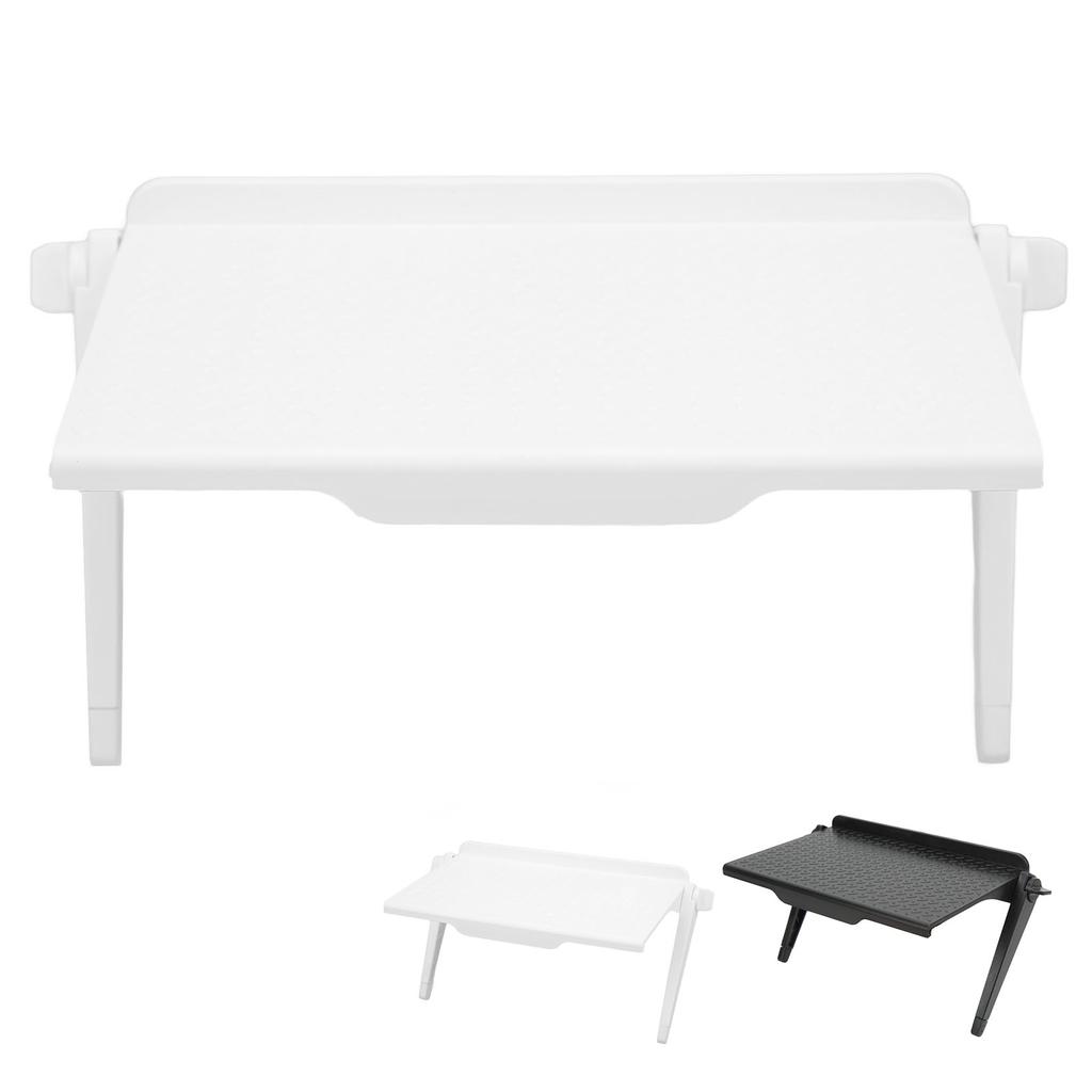 ABS Monitor Rack Silicone Pads Scratch Proof Adjustable Legs Sturdy ABS Screen Storage Shelf for Scr