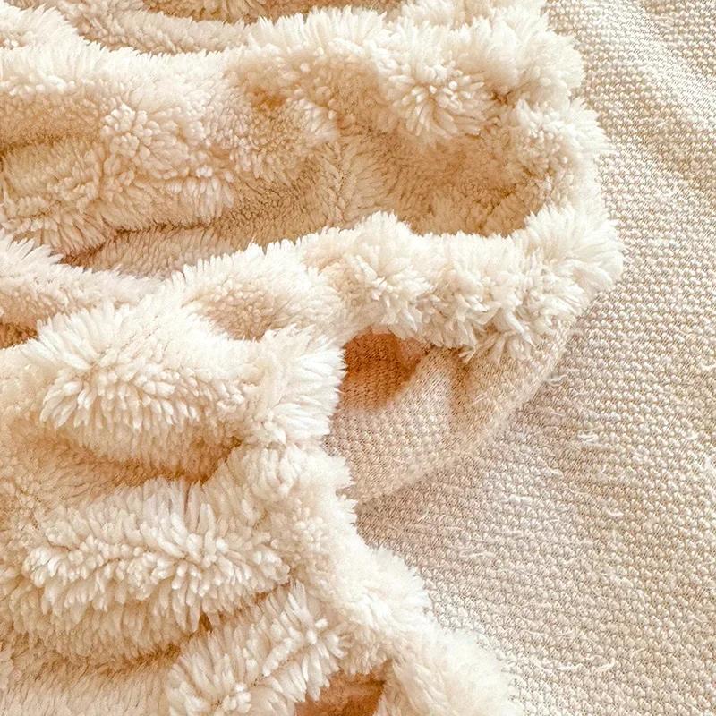 Flannel Fleece Bed Sheet for Winter Warm sofa bed matrimonial Coral Fleece Fluffy Fitted Sheets for Double Beds Sheets