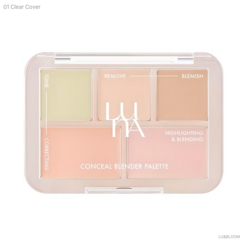 LUNA Conceal Blender Palette 6g (+Free gift) 01 Clear Cover