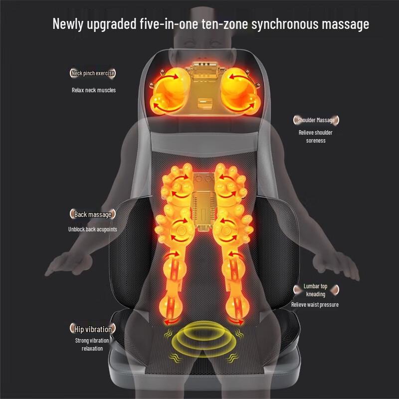 Xiao Mo Shi Full Body Kneading Massage Cushion for Home & Car