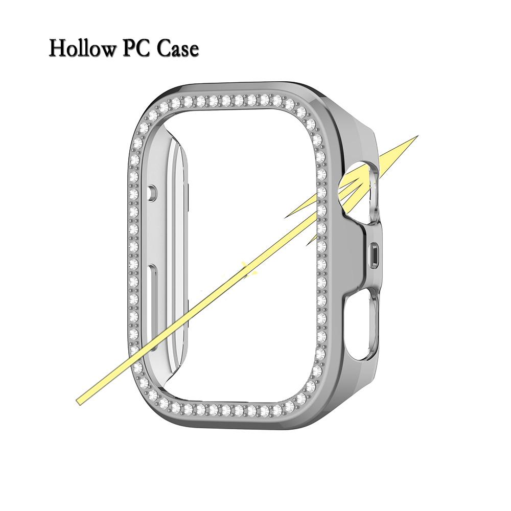 Dla Huawei Watch Fit 4 Pokrowiec Z Plastikowym Diamentem Pusty Twardy PC Ochronna Obudowa Ochrona Koperty Dekoracja Zegarka