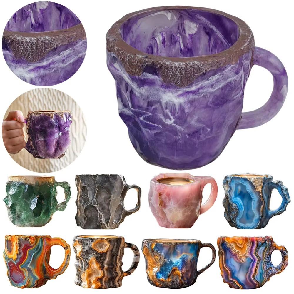 Multi-Colored Household Water Cup Elegant Creative Coffee Cup  Home Office