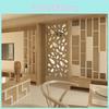 Sophisticated 12pcs 3d Mirror Vinyl Wall Stickers For Chic Home Diy Art