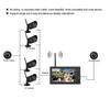 7 Inch LCD Wireless 4CH Security Monitor System Display+Camera 2pcs IR Cameras Memory Card