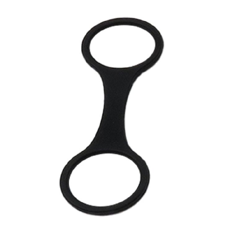 

Snorkels Tube Retainer Rotatable Buckles For Easy Adjustment On Diving Masks Flexible Keeper For Swim Gear чорний