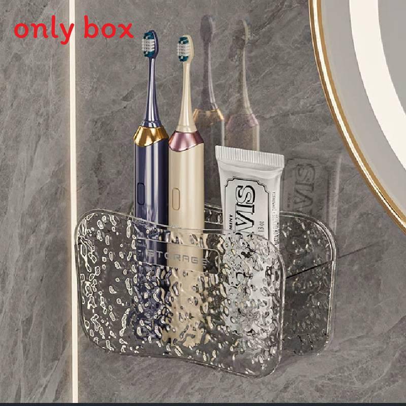 Transparent Plastic Cosmetic Storage Box With Removable Lid For Kitchen And Vanity Organization Rectangular Clear White