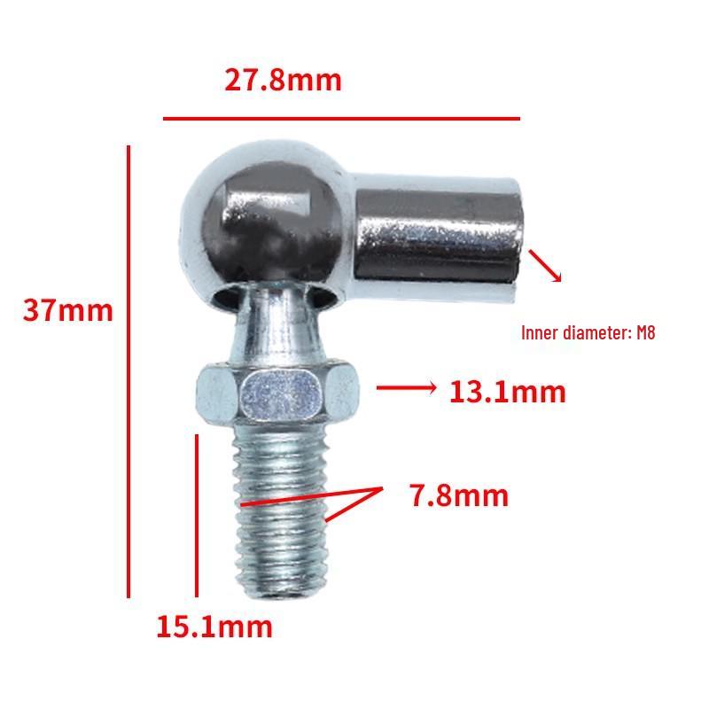 Motorhauben-Stützstange hydraulisch Kugelgelenk für Heckklappe Kofferraum