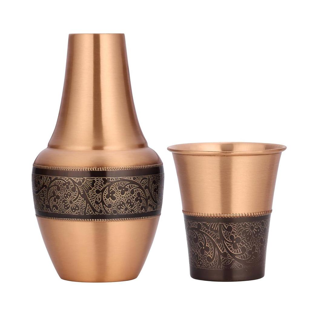 Čistě měděná nádoba na noční stolek, kancelářský stůl, do obchodu atd.. (Křivka Jar)