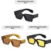 Fashion Square Sunglasses Uv Protection For Casual Travel