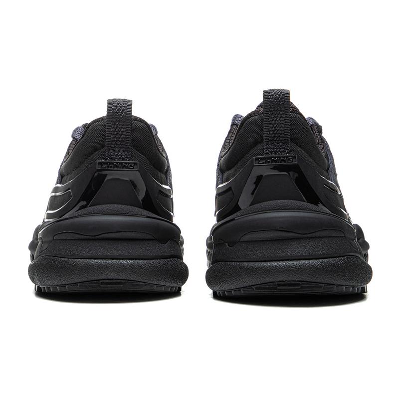Li Ning CF Origin V4 Sports Comfortable Wear-Resistant Breathable Low-Top Casual Shoes Men Casual Shoes Black AGLU283-3