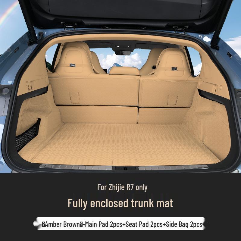 Zhijie R7 Full Coverage Waterproof Leather Trunk Mat
