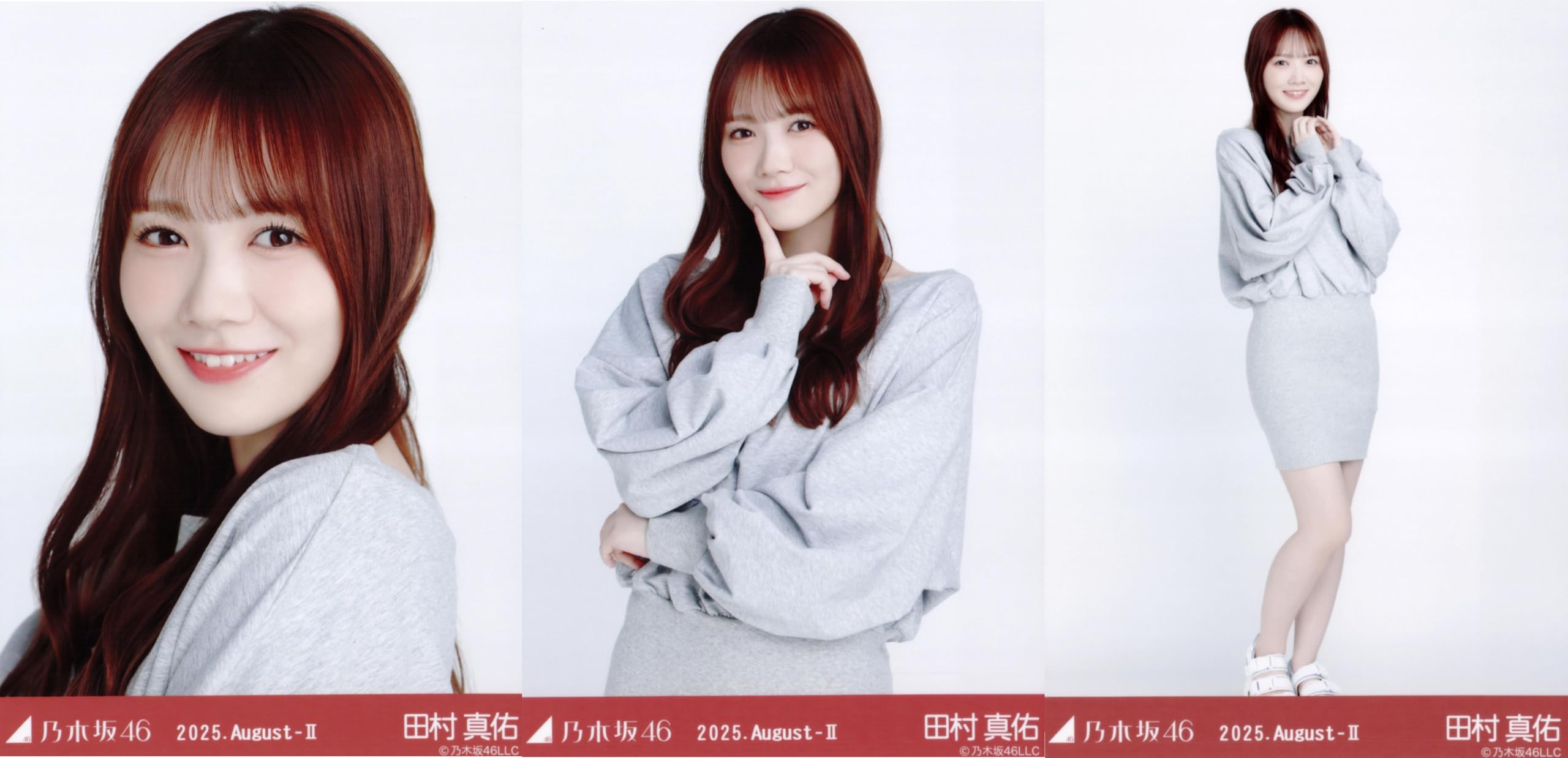 

Nogizaka46 Raw Photo Sweatshirt 3-Piece Set Tamura Mayu