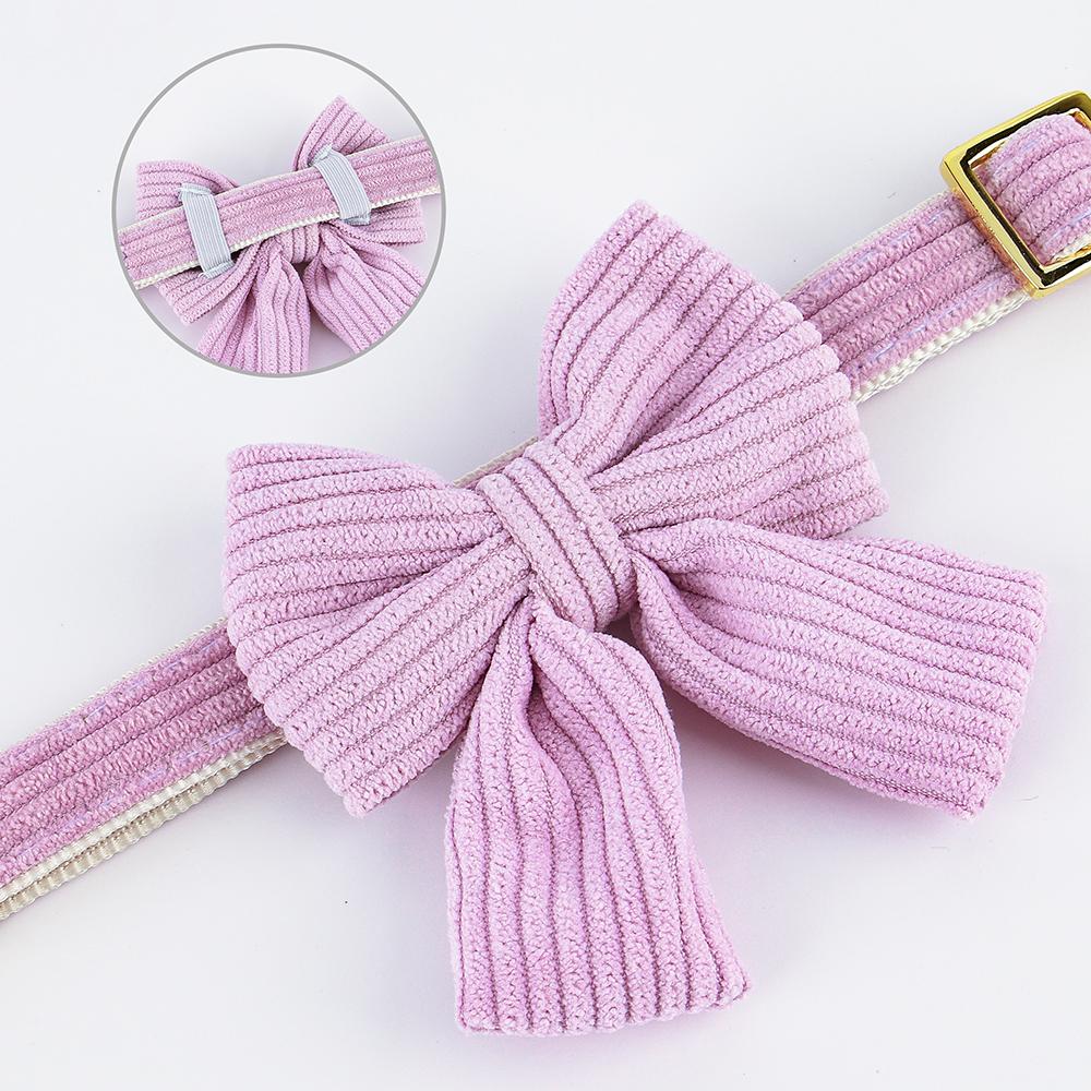 Personalisierbares Hundehalsband Niedliche Schleife Welpen Hunde Halsband Kostenlos Gravierbar Haustier-ID-Halsbänder Für Kleine Mittlere Große Hunde Chihuahua Mops
