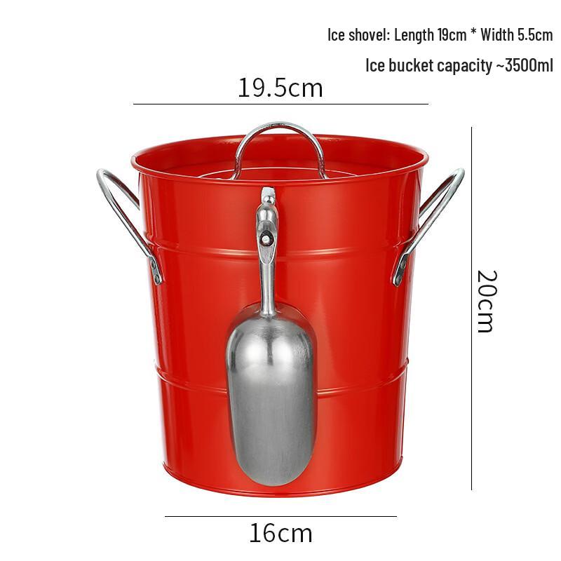 Stainless Steel Ice Bucket with Scoop
