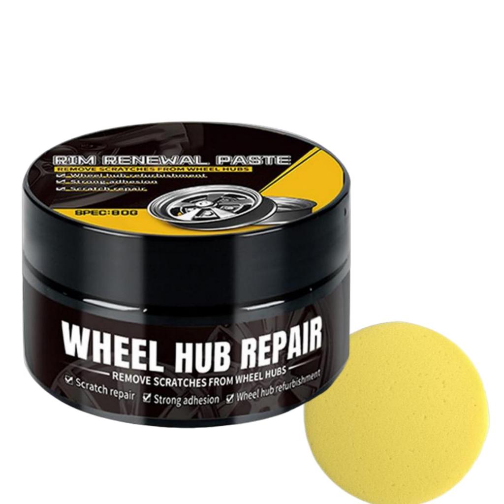 80g Car Wheel Scratch ,Alloy Wheel Kit With Sponge,Scratch Remover Kit For Cars,Scratch Polish For Vehicles