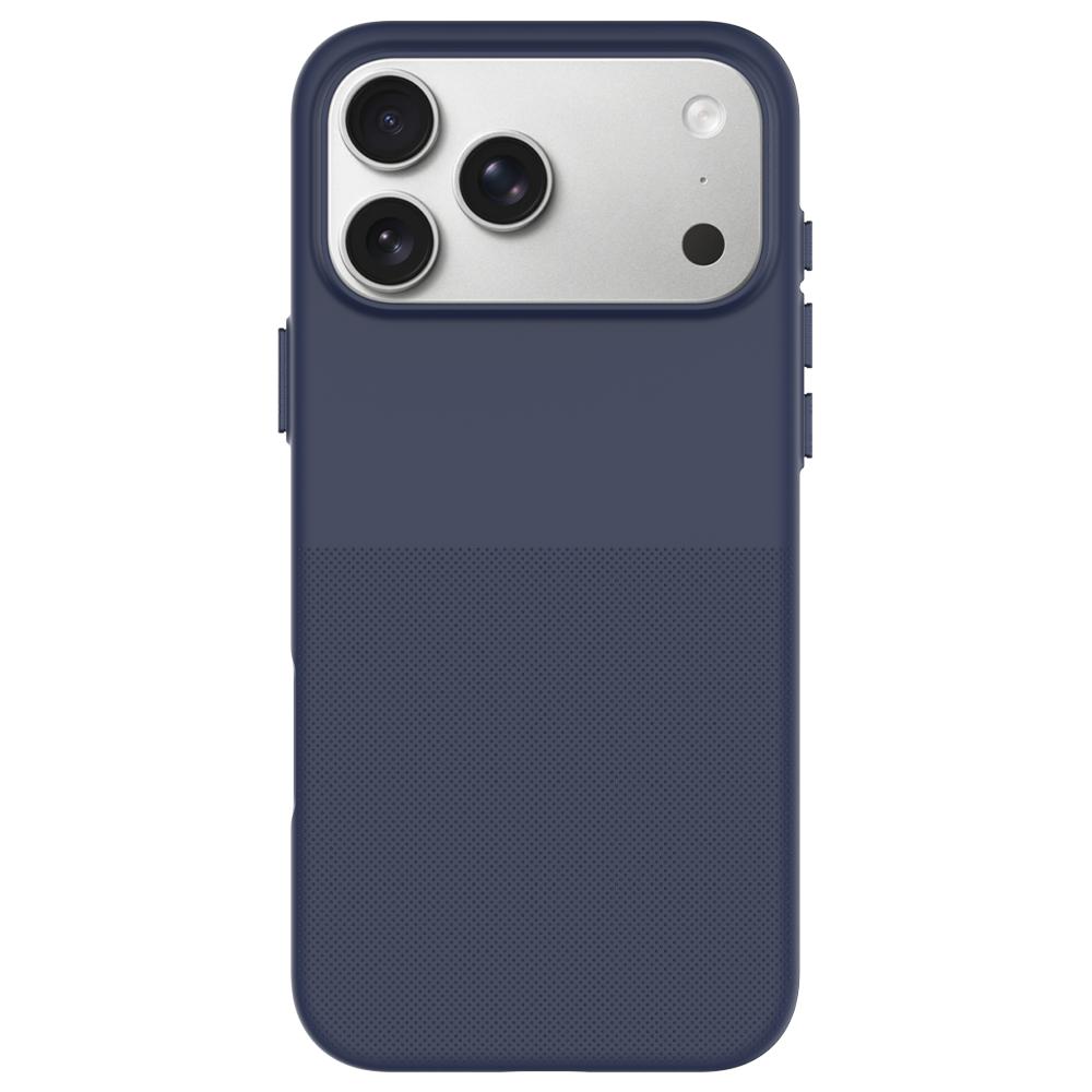 

Premium Original Liquid PC Magnetic Phone Case For IPhone 17 16 15 Pro ProMax Anti-Slip Skin-friendly Metal Button Protect Cover iPhone 15 Pro синій