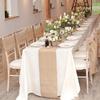 Jute Burlap Linen Party Banquet Wedding Table Runner Table Cover Tablecloth Home Decoration