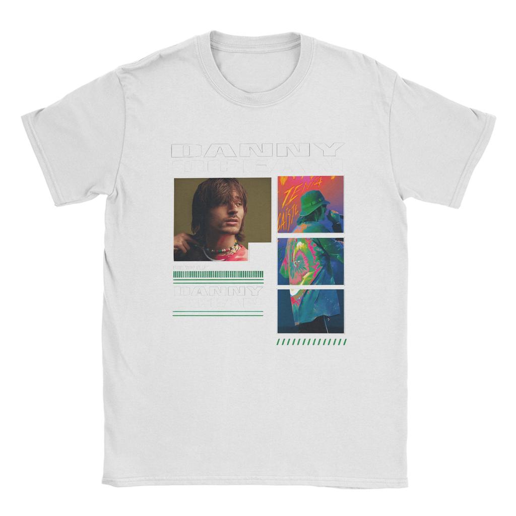 Singer Dannys Ocean Harajuku Album TShirt Unisex Vintage Pure Cotton Tee Shirt Crewneck Short Sleeve T Shirts Adult Clothing