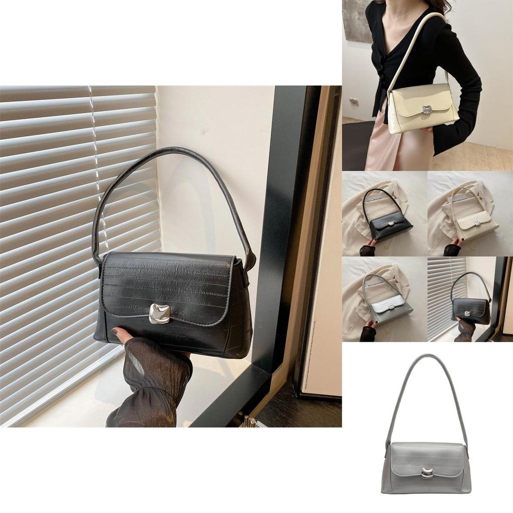 Vintage Chic Underarm Bag For Women Stylish Minimalist Shoulder Tote Handbag 2024