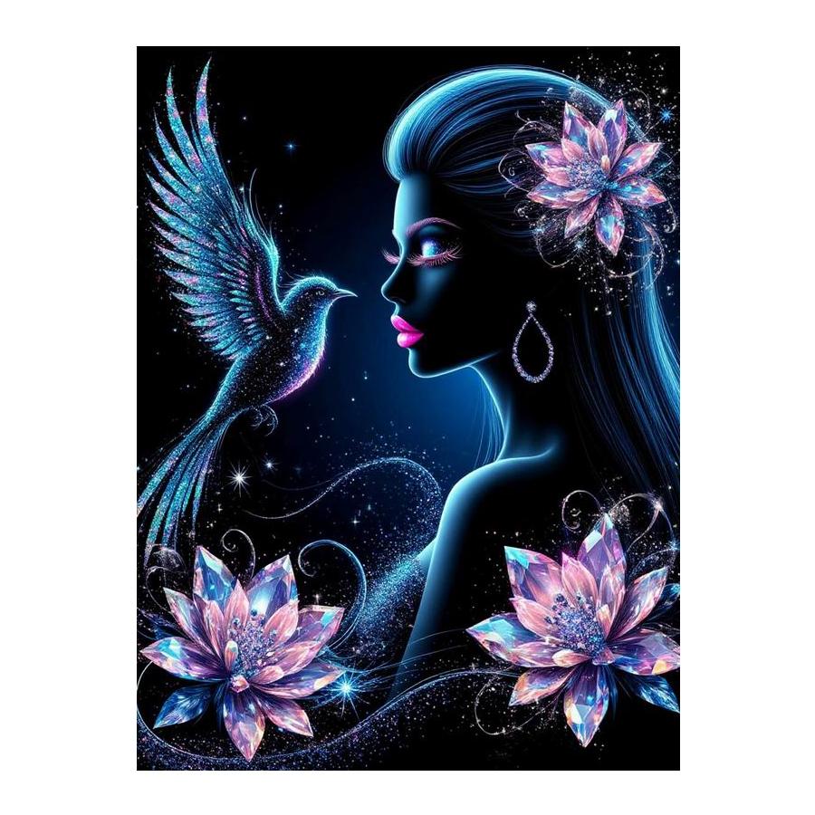 Diamond Painting New Collection Woman Bird Flowers Diy Full Square Round Drill Rhinestone Embroidery Sale Mosaic Cross Stitch Kits