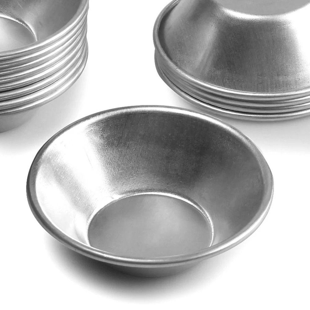 6Pcs Pastry Dessert Egg Tart Mould Baking Oven Pan Egg Tart Cup Durable Baking Mold