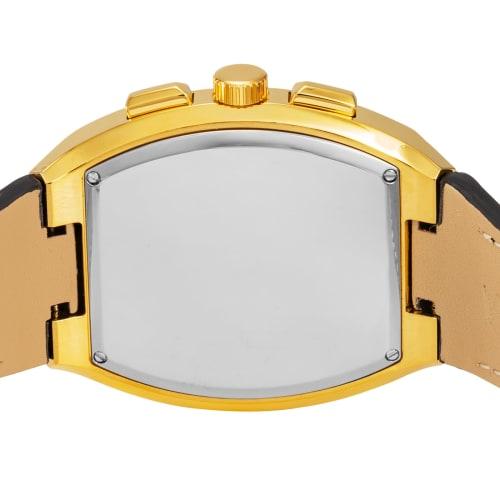 VERSACE Men's V-sporty Tonn.Greca Watch (VESP00324) with Quartz Movement, Water Resistant, Sapphire Crystal, Black Dial, and Stainless Steel.