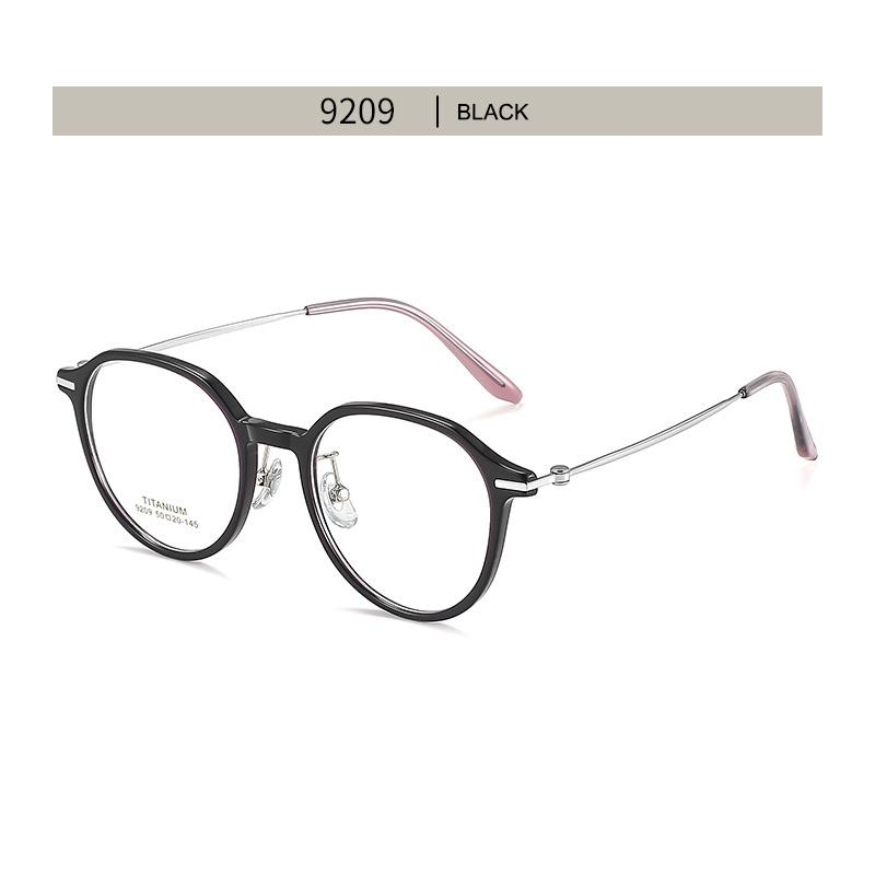 

Ultra-Light Square Round Acetate Glasses Frame Retro And Fashionable Women Eyeglasses Exquisite And Elegant Ladies Spectacles чорний