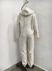 2025 Lambswool Hooded Zipper Jumpsuit: Winter Fashion