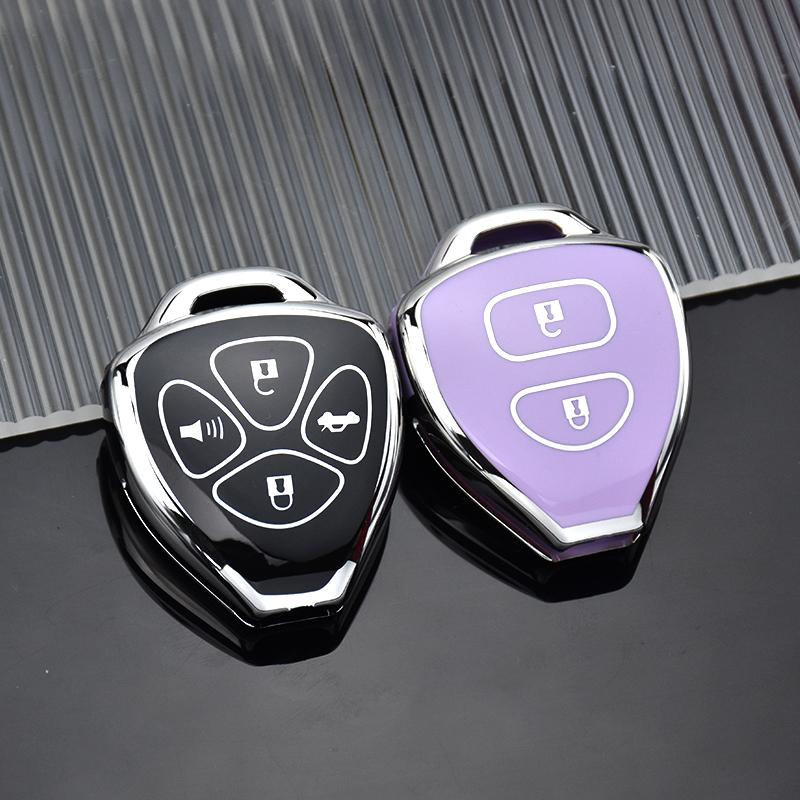 2 3 4 Pulsanti TPU Copertura Chiave Auto Telecomando Guscio Borsa per Toyota Avalon Corolla Camry RAV4 Crown Reiz Venza Matrix Custodia Accessori