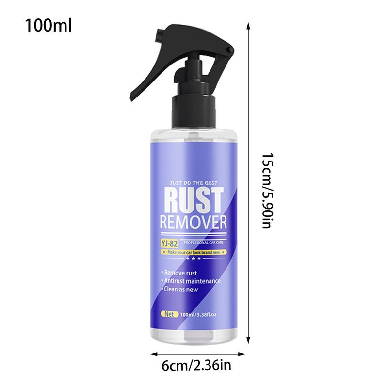 Car Tire Iron Remover 100ml Car Tire Iron Powder Remover Spray Metal Rust Out Instant Remover Tyre Cleaner Spray For Car