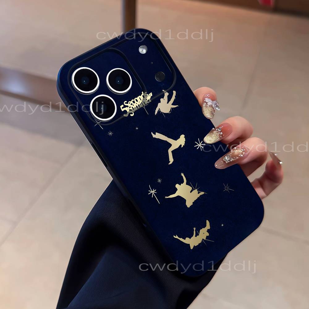 5 5SOS S-Seconds of S-Summer Phone Case For iPhone 17,16,15,11,12,14,13 Pro Max Mini XS,XR,7 Plus 16E Air Shockproof Soft Cover