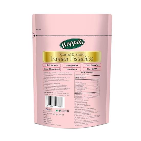 Happilo Premium IR Roasted & Salted Pistachios 200g