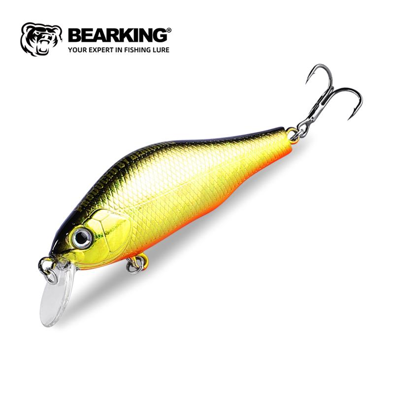 

BEARKING Brand 70mm 8.6g Tungsten system рыболовные приманки minnow crank wobbler качественные рыболовные снасти 10 цветов на выбор B