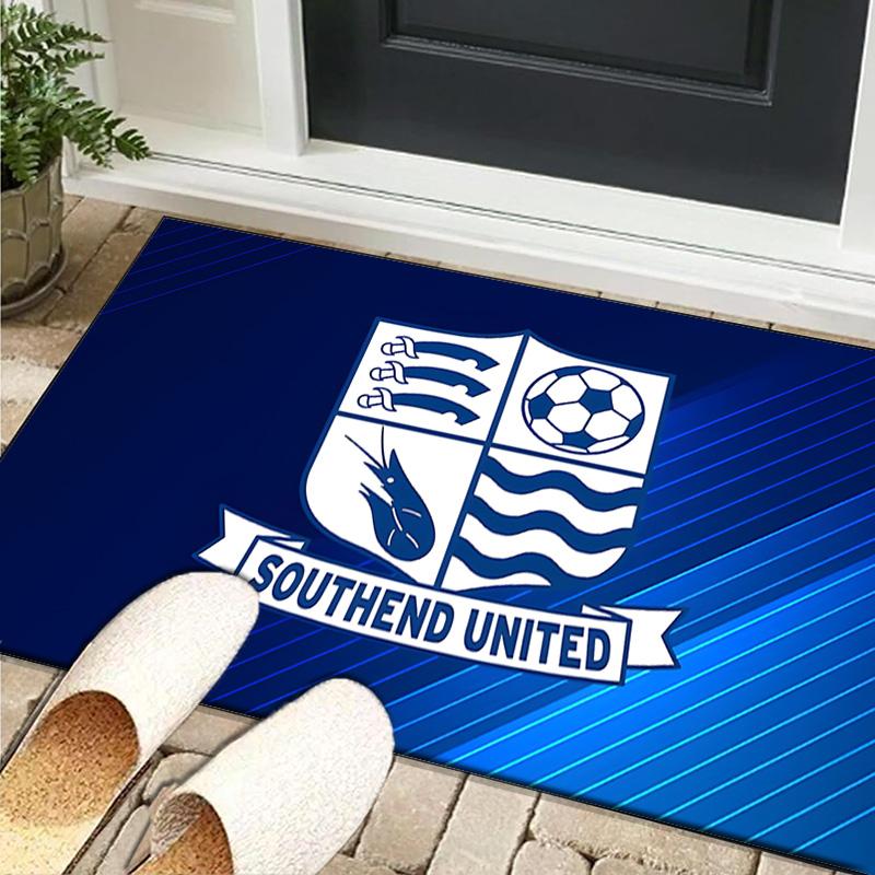 1PC rug Southend Crest Design Carpet, Chair Rug,Area Rug for Office Bedroom living rooms bedroom, Doormat decor Christmas fan gifts