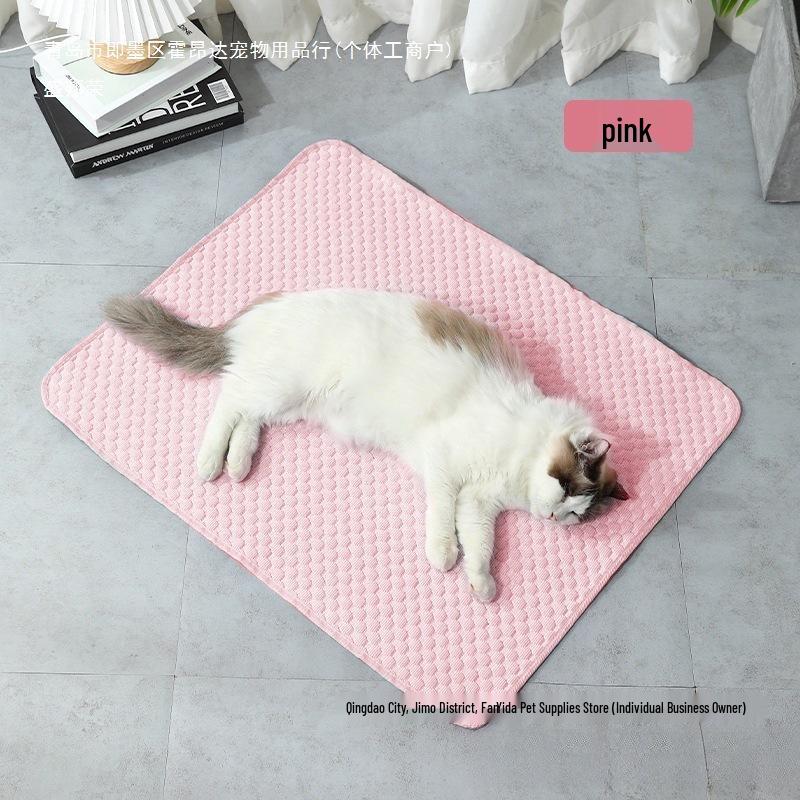 Summer Cooling Ice Pad: Ice Silk Mat for Dogs and Cats