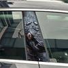 Black Mamba Snake Car Stickers Waterproof Auto B-Pillar Decor Cover Scratches Sunscreen Doors Pillar Trim Auto Accessories