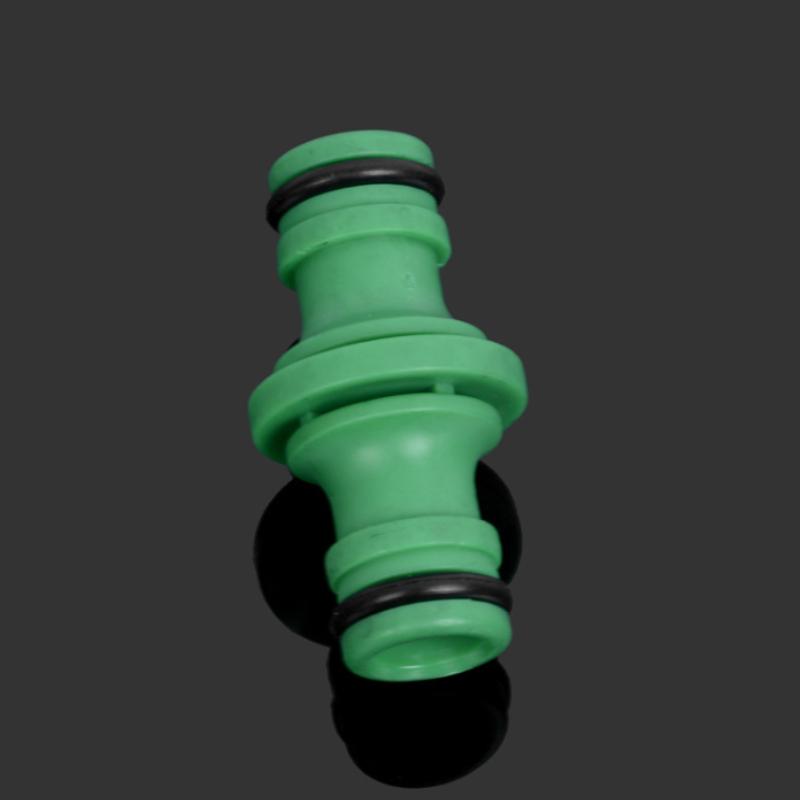 5PCS Double Plug Hose Connector Extender for Car Washing Garden Pipe Connecting Quick Joint Irrigation Watering Plumbing Fitting