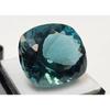 Beautiful Natural Tourmaline Teal Blue 38+ Ct Cushion Cut Certified Gemstone