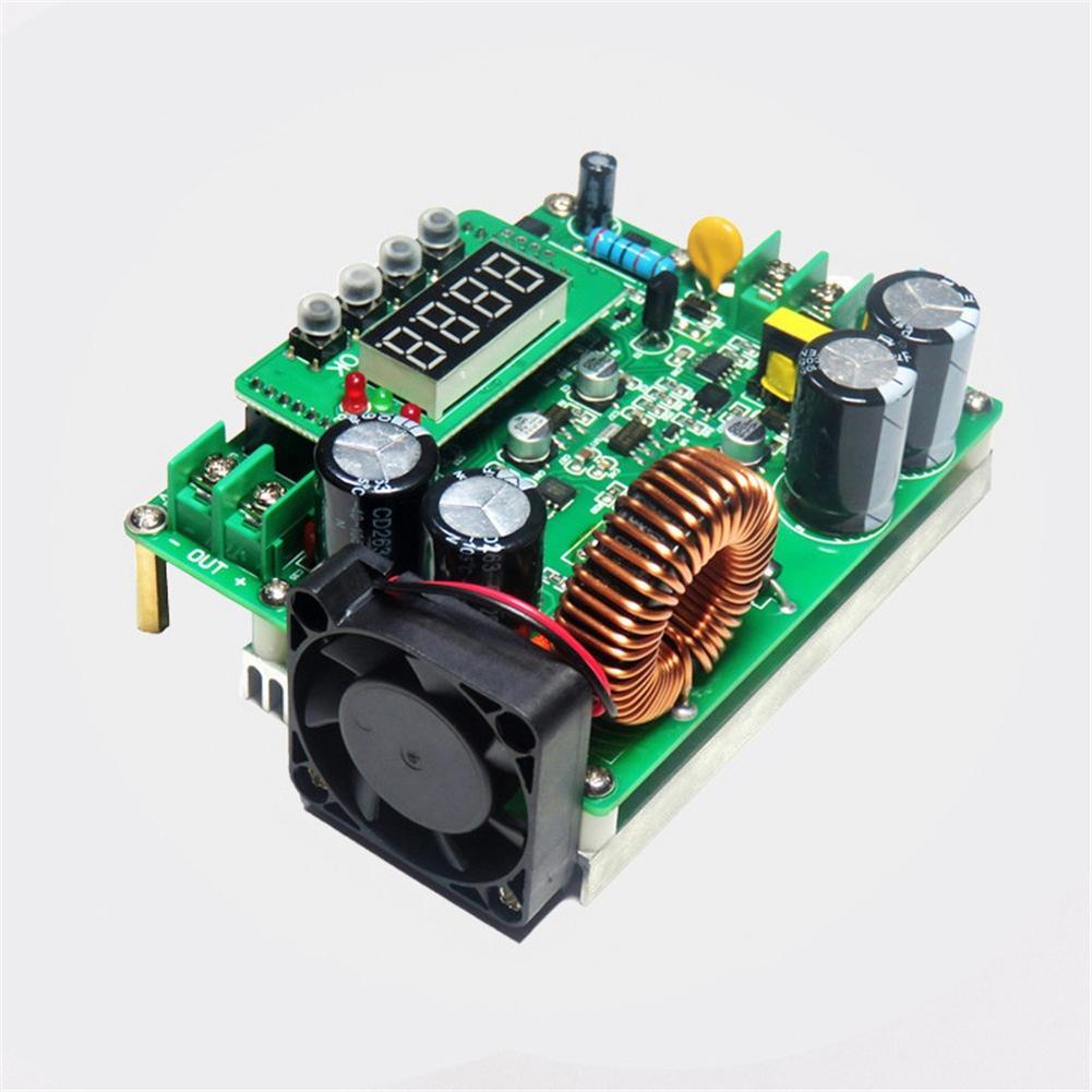 Power supply module with digital stepdown control features lockable preset output and supports input voltage from 10 to 75 volts