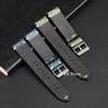 Handmade Retro Oil Wax Genuine Leather Watchbands Quick Release Calfskin Watch Strap 18mm 20mm 22mm Men Watch Accessories
