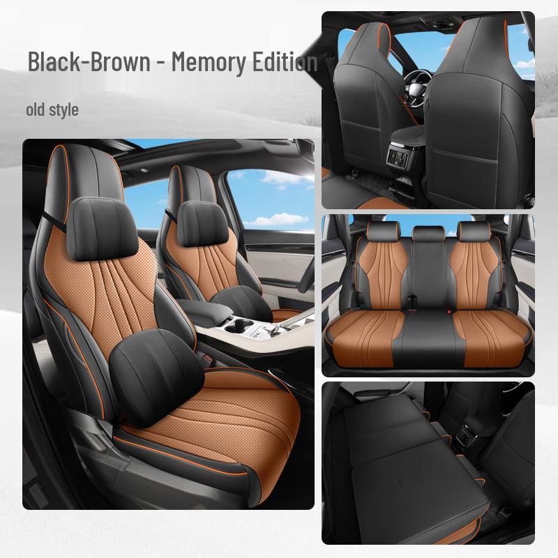 All-Season Full Surround Seat Cover for BYD Song Plus/DMI Five-Seater Car Cushion
