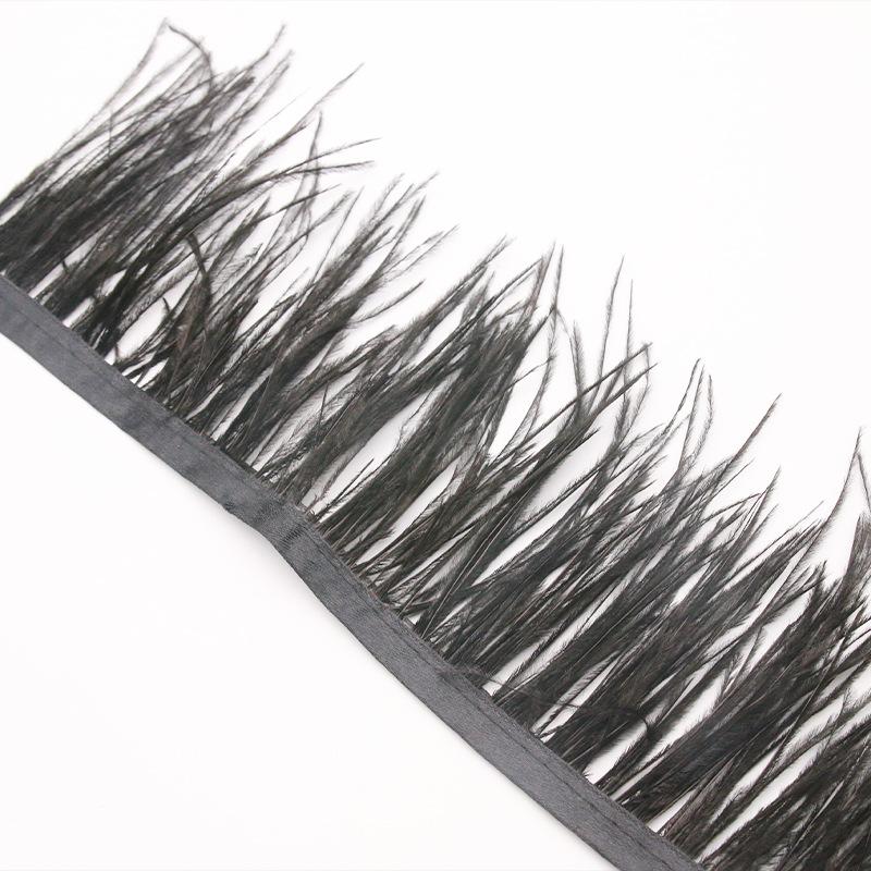 8-10 Ostrich Feather Diy Handmade Jewelry Accessories Crafts Decorative Clothing Skirt Cuffs