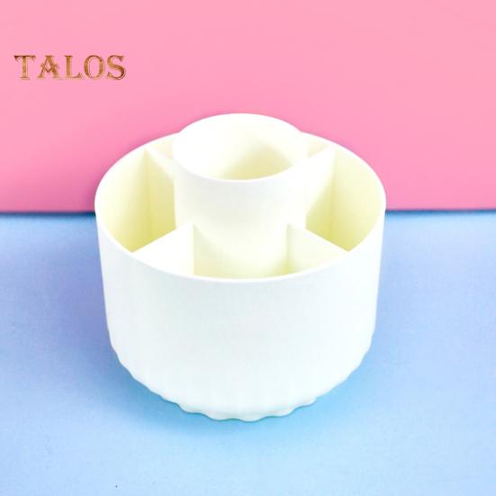 1/2 buc. Organizator de birou rotativ la 360 de grade Suport de stilou robust pentru desktop 5 sloturi Baza anti-alunecare Depozitare la birou Organizator de creion care economisește spațiu