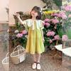 Girls Summer Short Sleeve Princess Dress Stylish Casual Outfit For Big Kids