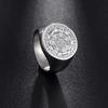 EUEAVAN Zegel van De Zeven Aartsengelen Ring Salomo Kabbala Talisman Hexagram Ringen voor Mannen Geheimen van het Universum Amulet Sieraden