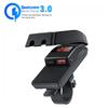 New Motorcycle USB Charger Waterproof PD QC3.0 Motorcycle Fast Charging Double USB Quick Charge With Voltmeter Digital Charger