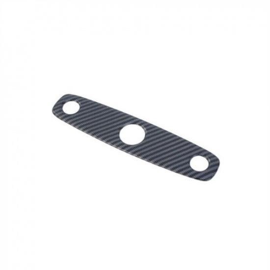 For Tesla Model 3 2024-25 Matte Carbon Fiber Roof Front Reading Light Cover Trim