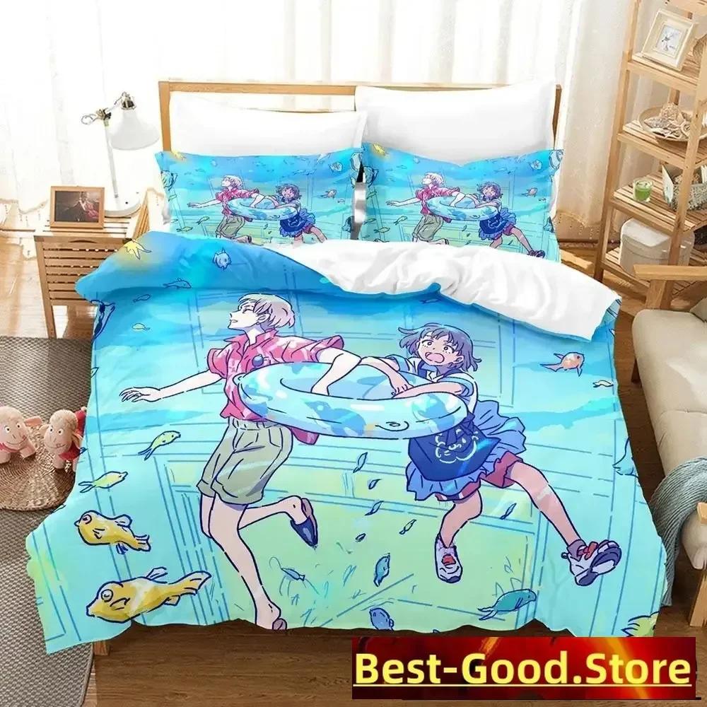 Niedliches Deji Meets Girl Bettwäsche-Set Bedrucktes Bett-Set mit Kissenbezug Bettdeckenbezug Weiche Queen King Size Bettwäsche Zuhause