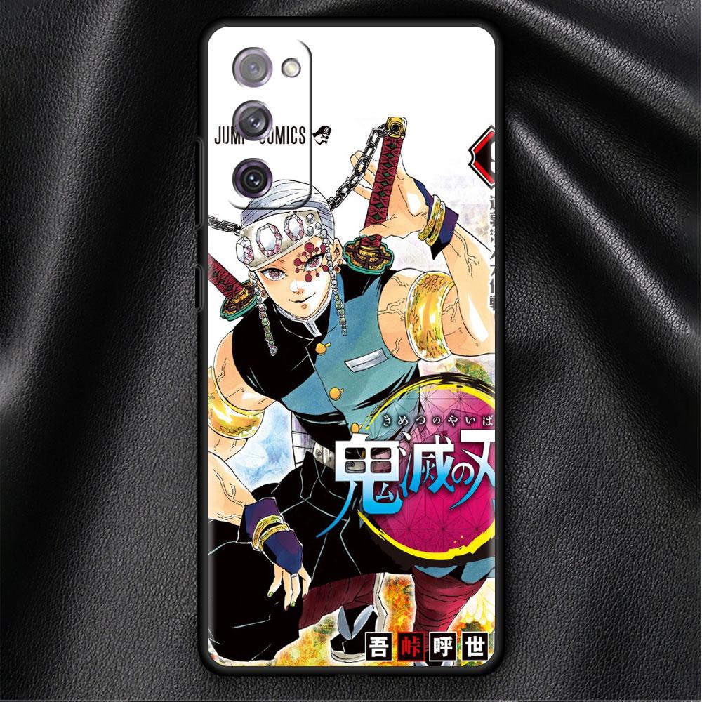 

Чехол для Samsung Galaxy S20 FE S22 Ultra S21 Plus Роскошный мягкий чехол для телефона S10 S9 S8 S10e S7 Силиконовый чехол Demon Slayer Shell Sac Samsung S7