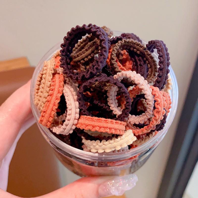 Dopamine Color Hair Ties for Kids: High Elasticity, Gentle On Hair, Canned for Convenience
